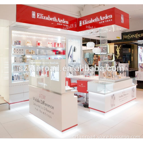 fashion cosmetic display showcase unit/cosmetic display counters